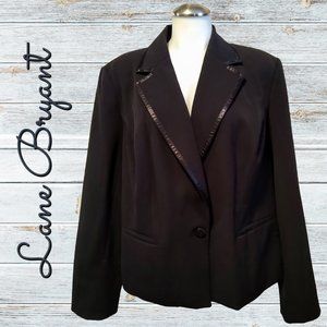 Lane Bryant Black Blazer Women's Size 16